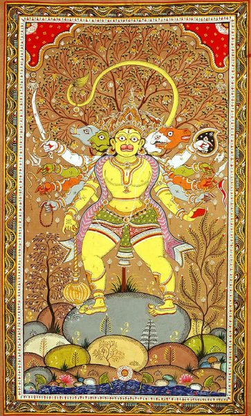 five_headed_hanuman_as_eleventh_rudra_pk49
